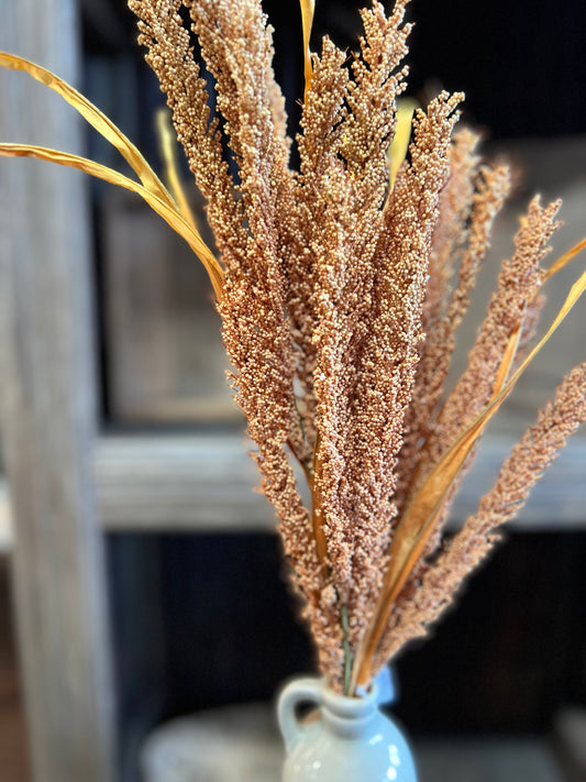Faux Heather Grass in Dark