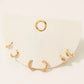 Mini Three Pair Hoop Earrings Set