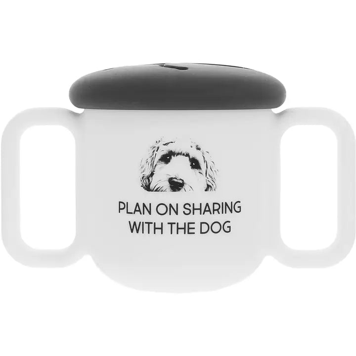 The Dog - Silicone Snack Bowl with Lid