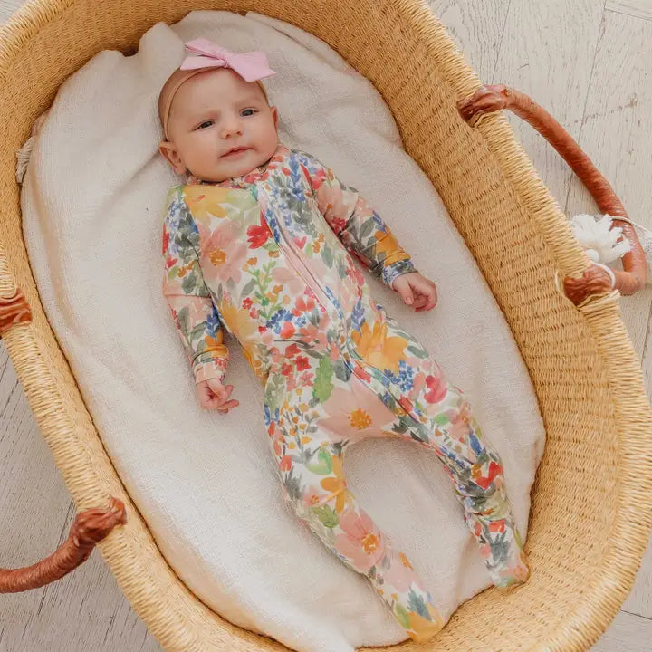 Convertible Zip-Up- Lark 6-12 Months