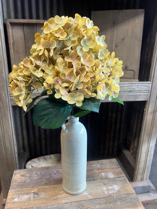 Artificial Neutral Fall Hydrangeas