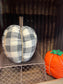 Large Plaid Pumpkin