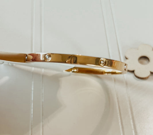 18K Gold Plated Mini Stainless Bangle