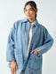 Boxy-Cut Denim Jacket