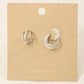 Mini Three Layered Hoop Earrings