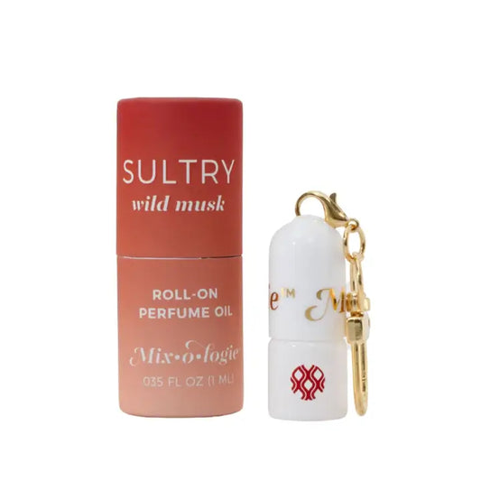 Keychain Mini Rollerball Perfume Bag Charm-Sultry