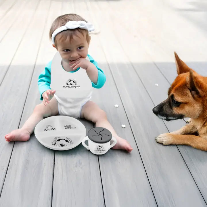 The Dog - Silicone Snack Bowl with Lid