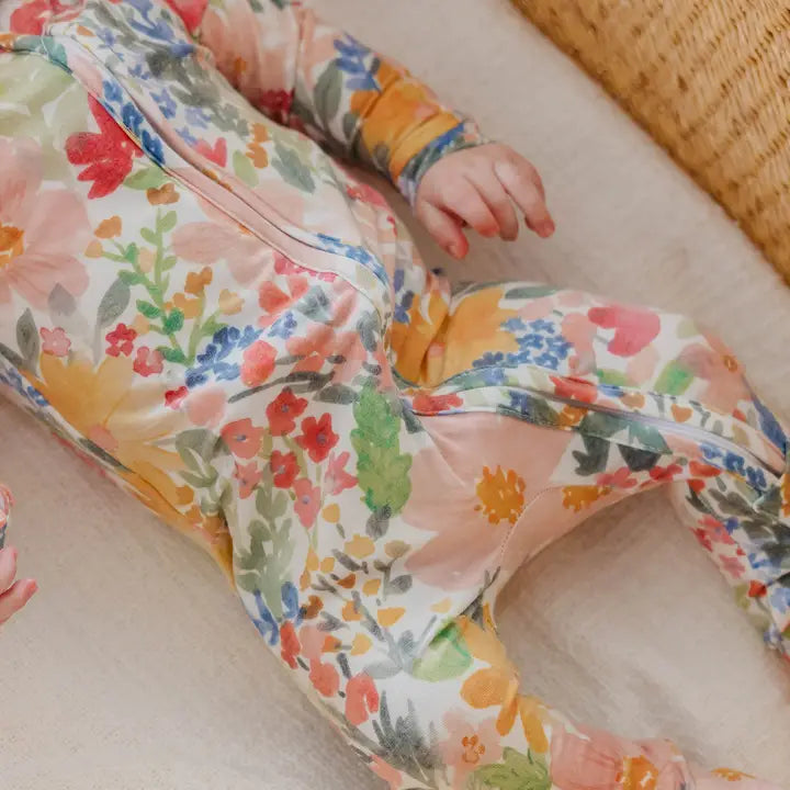 Convertible Zip-Up- Lark 6-12 Months