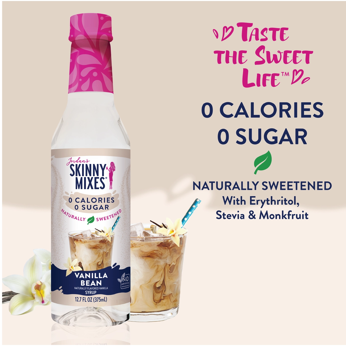 Jordan's Naturally Sweetened Vanilla Bean Syrup