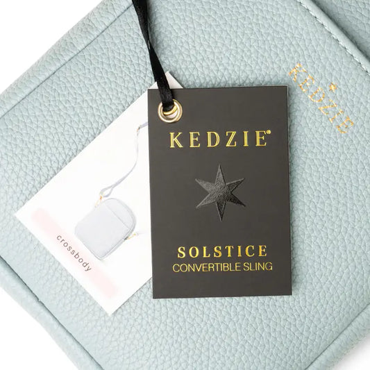 Kedzie Sky Blue Solstice Convertible Crossbody