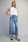 Straight Leg Denim Pants