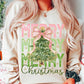 Coquette Christmas Tree Sweatshirt