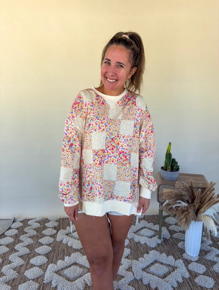 Meadow Bloom Patchwork Top