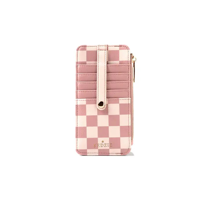 Kedzie Check Please Essentials Only Zippered Wallet