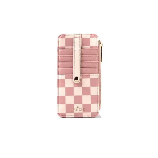 Kedzie Check Please Essentials Only Zippered Wallet