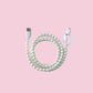 Solid Beaded Data Cable 2 in 1 Type-C To ip15