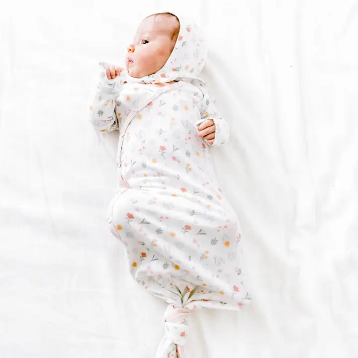 Newborn Knotted Gown - Mabel