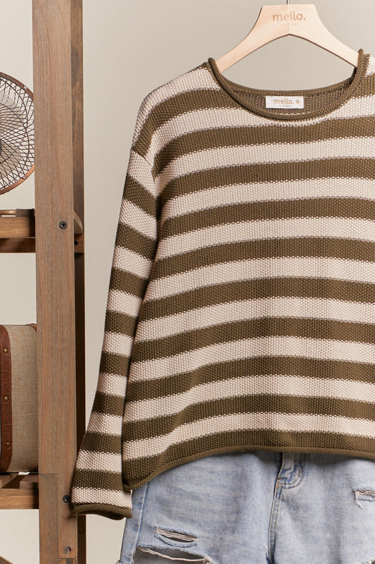 Cute & Casual Striped Sweater