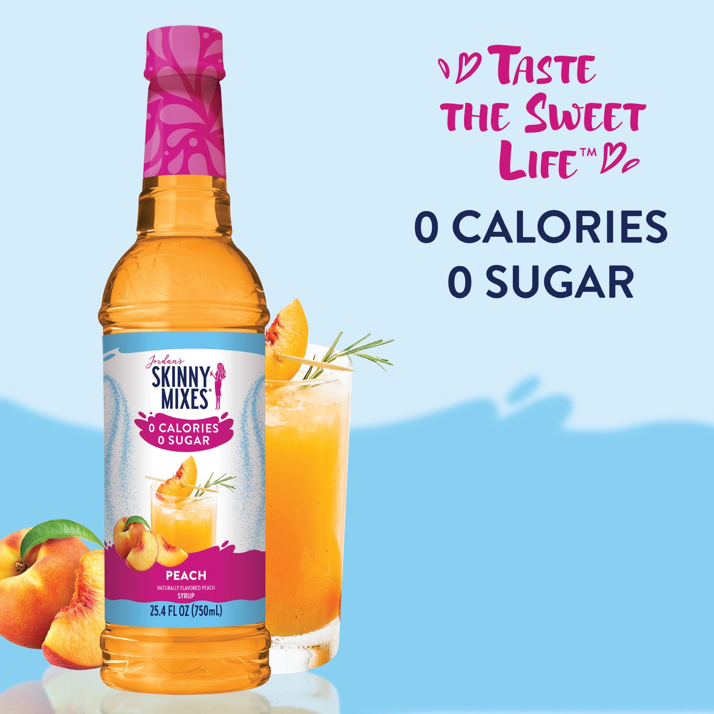 Jordan's Sugar Free Peach Syrup