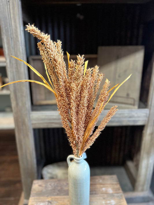 Faux Heather Grass in Dark