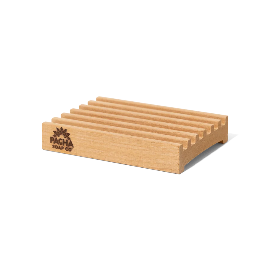 Natural Wood Bar Soap Dish