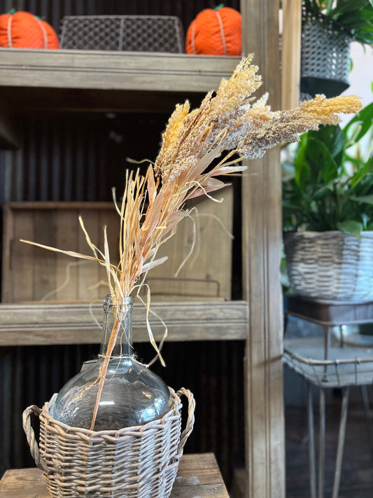 Faux Tall Stem Mixed Pampas Grass