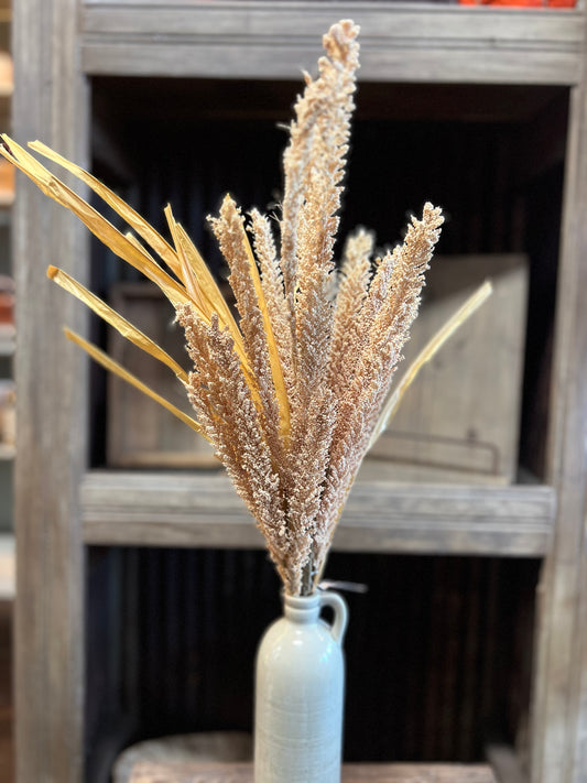 Faux Heather Grass in Light