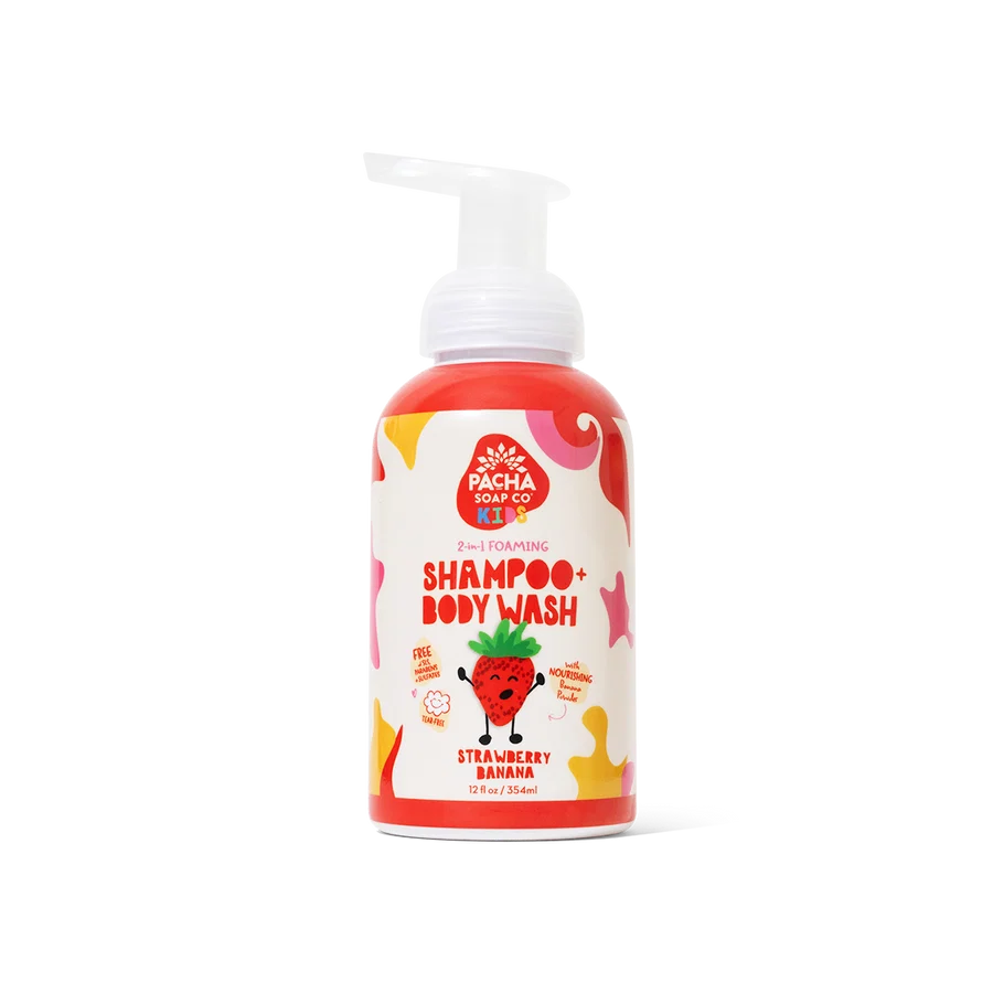 Strawberry Banana 2-in-1 Foaming Shampoo & Body Wash