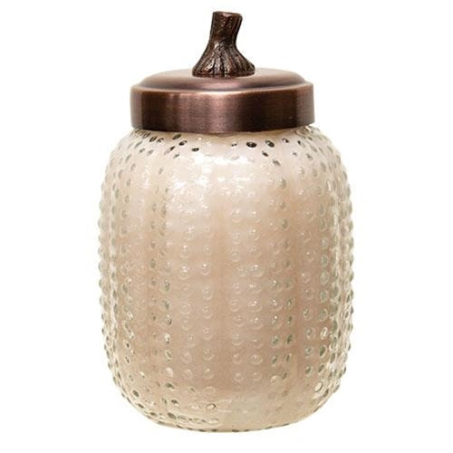 Pumpkin Jar Candle, Honey Pear Cider 15oz