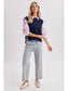 Sleeveless Open Side Sweater Vest In Navy