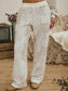 Floral Patchwork Quilted Pants