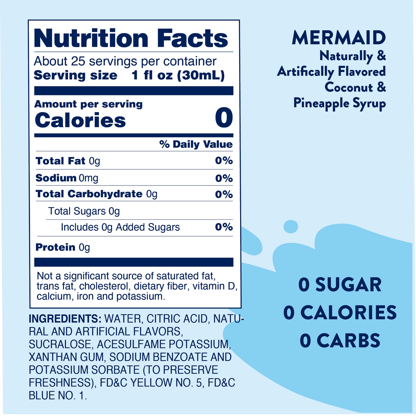 Jordan's Sugar Free Mermaid™ Syrup