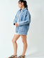 Boxy-Cut Denim Jacket