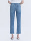 Mid Rise Ankle Slim Straight Jeans- ZESTFUL SYMPHONY