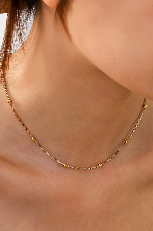 Stainless Steel Ball Chain Necklace