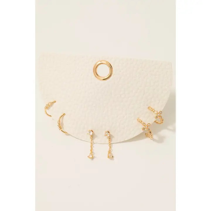 Dainty Earrings Set