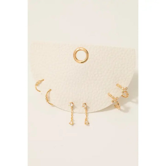 Dainty Earrings Set