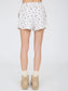 Floral Ribbed Knit Lounge Shorts