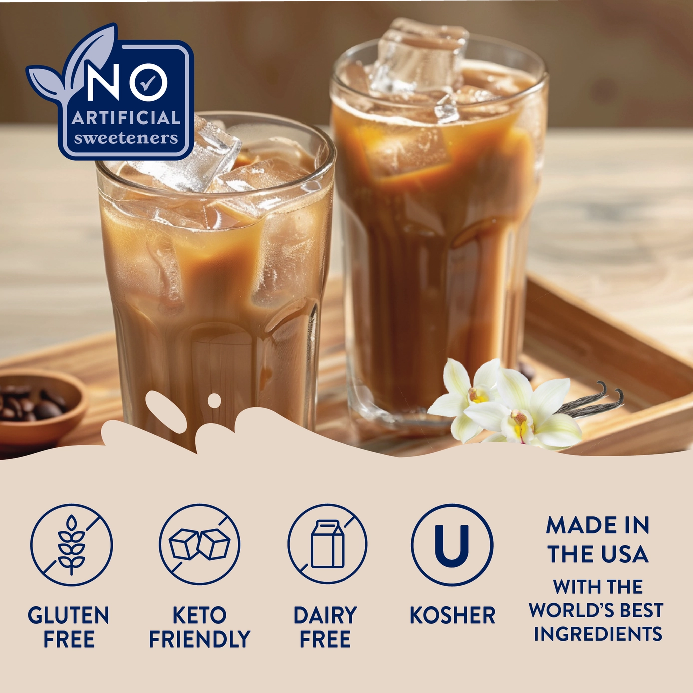 Jordan's Naturally Sweetened Vanilla Bean Syrup