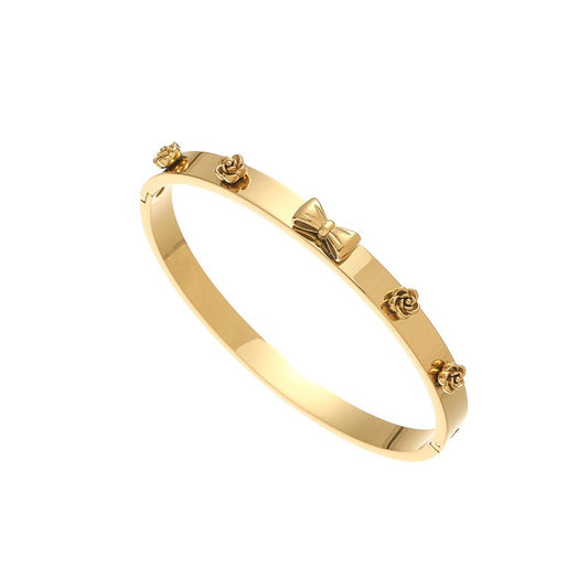 18K Non-Tarnish Waterproof Stainless-Steel Bangle