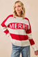 Christmas Merry Lettering Sweater