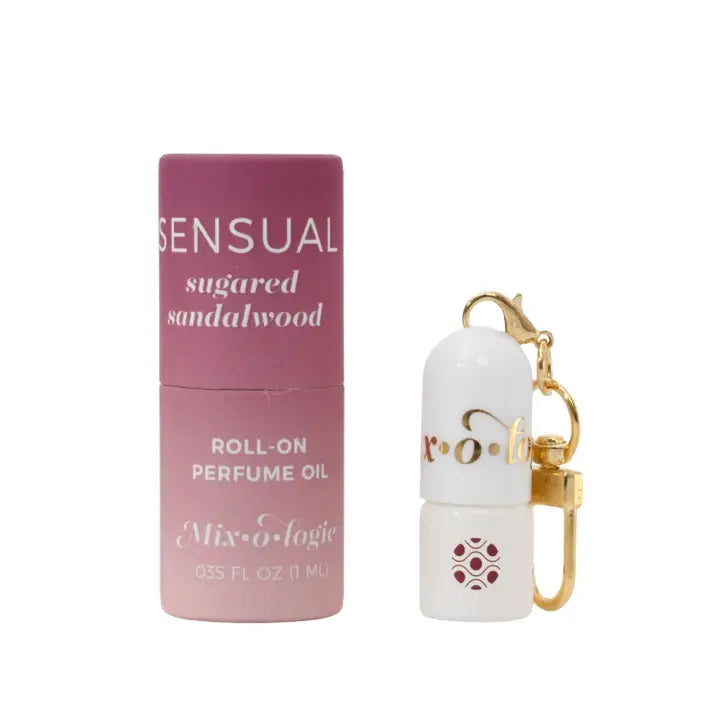 Keychain Mini Rollerball Perfume Bag Charm-Sensual
