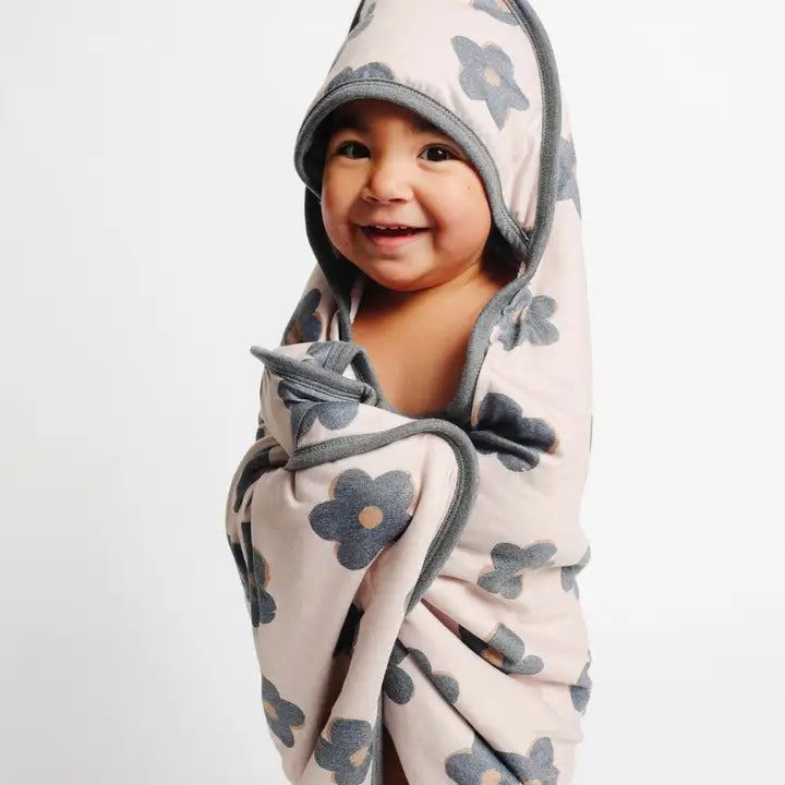 Premium Baby Knit Hooded Towel - Gemma