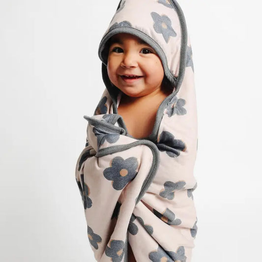 Premium Baby Knit Hooded Towel - Gemma