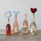 Handmade Stoneware & Cork Bird/Flower/Heart Shaped Bottle Stopper