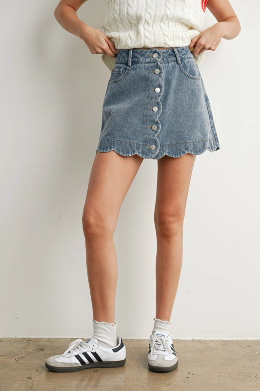 The Suzy Scallop Skirt