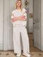 Stripe Knit Top In Khaki