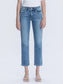 Mid Rise Ankle Slim Straight Jeans- ZESTFUL SYMPHONY