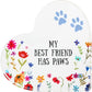 Paws - 3.5" Acrylic Heart Plaque