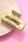Daisy Checker Claw Clip
